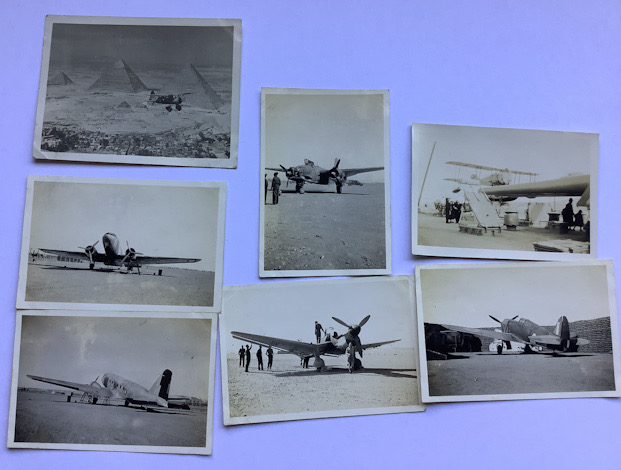 7 WW2 photographs of aircraft